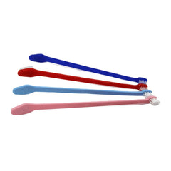 Double Head Dog Toothbrush Nylon Wire Dog Paw Print Toothbrush Pet Supplies for Dog Oral Cleaning