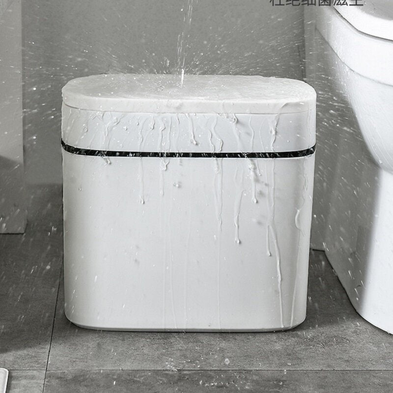 Multi-function Bathroom Trash Can Wastebasket Toilet Brush Toilet Garbage Bin Waste Dustbin Restroom