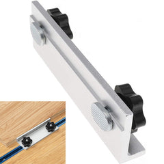 Aluminum Alloy T-Track Stop Kit with Knobs for Woodworking