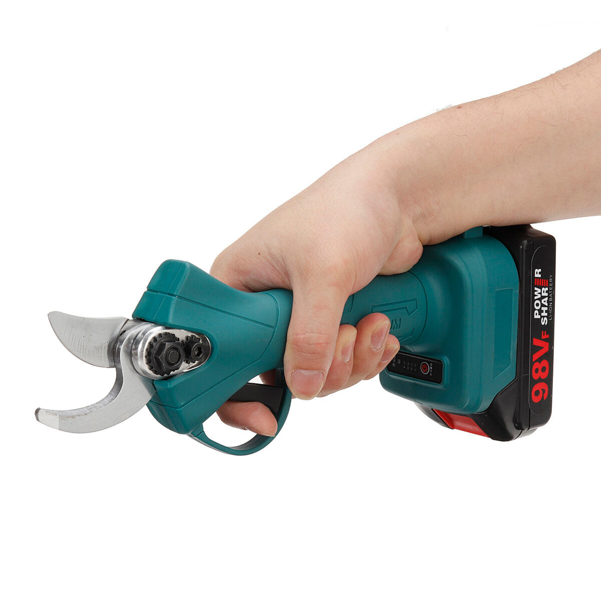 21V 30mm Cordless Electric Scissors 3 Gears Pruning Shears Tree Branch Pruner Garden Tools