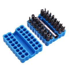 33pcs Magnetic Screwdriver Bit Set Torx Star Spanner Tri Wing Electric Screwdriver Bits with Holder