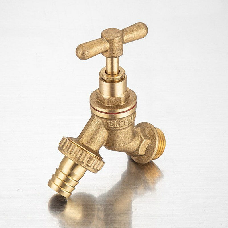 1/2 Inch Brass Slow-closing Faucet Ton Barrel Joint Accessories Outlet Water Tap Valve For Garden Irrigation