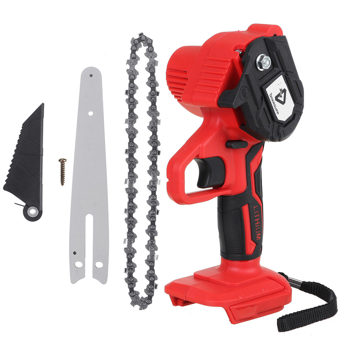 6 Inch Cordless Electric Chain Saw Chainsaw 3000W Mini Woodworking Wood Cutter One-Hand Saws
