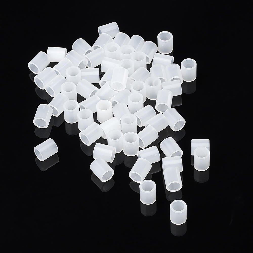 100Pcs M5 White Nylon ABS Non-Threaded Spacer Round Hollow Standoff For Computer PC Board Screw Bolt
