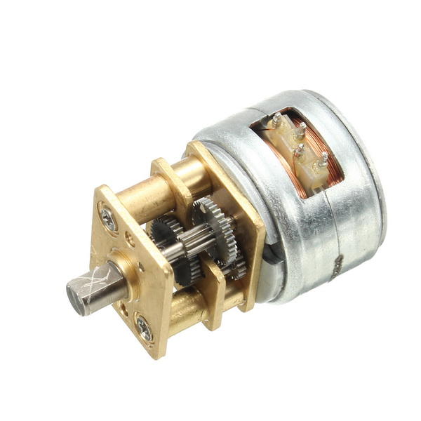 5-12V 2 Phase 4 Wire Brushless Motor Gear Motor