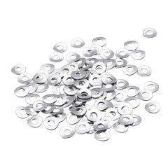 100Pcs M3 M4 304 Stainless Steel Spring Wave Washer Elastic Curved Gasket Pad Assortment Kit