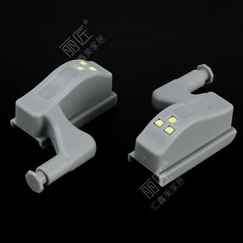 10Pcs LED Sensor Hinge Light Under Cabinet Light Cupboard Inner Hinge Lamp for Wardrobe Closet Kitchen Night Light