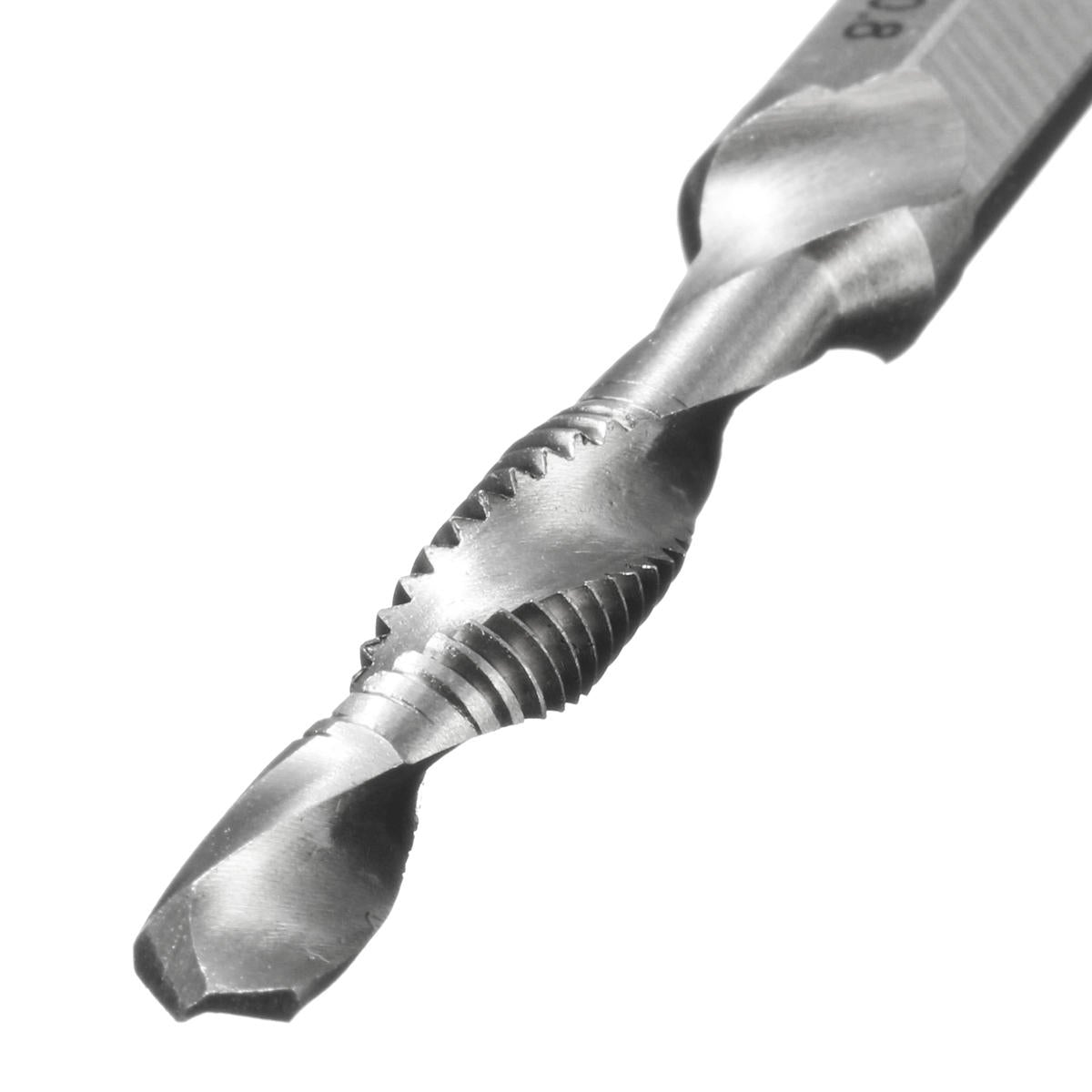 1/4 Inch Hex Shank HSS M4/5/6/8/10 Metric Screw Tap Combination Drill Bit