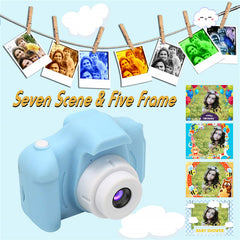 Zoom Mini Digital Camera 2 inch Screen support 32GB TF Card for Kids Baby Cute Camcorder Video Chil 8M 1080P 4X