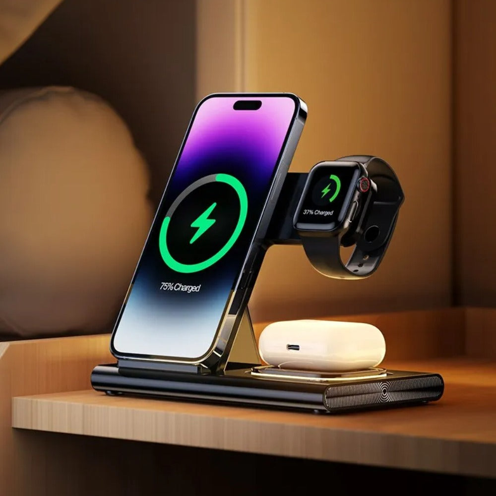 Fast Wireless Charger Pad for iPhone, Samsung, Hui, Xiaomi, AirPods, Smart Watch