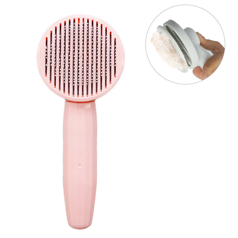 Dog Hair Comb Remover Cat Dog Hair Grooming And Care Brush For Long Hair Pet Removes Hairs Dirt Cleaning Bath Brush Cats Supplies