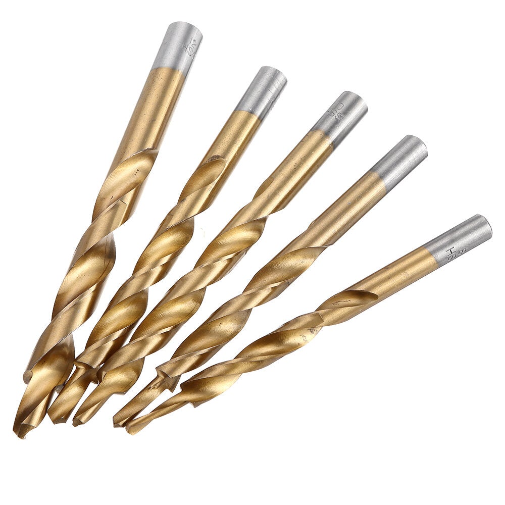 Titanium Coating Twist Step Drill Bits for Manual Pocket Hole Jig Master System 8-4/9-5/10-5/10-6/12-8mm