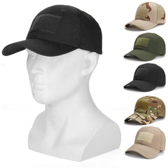 Unisex Camouflage Cap Baseball Cap Adjustable Army Military Operator Hats Men Women Adult Size