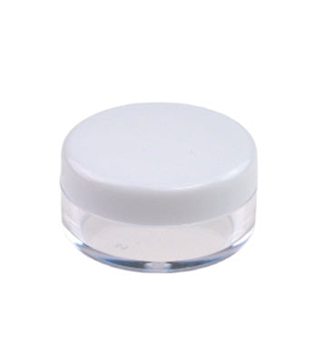 Portable Cosmetic Empty Jar Pot Mini Round shaped Eyeshadow Makeup Face Cream Container