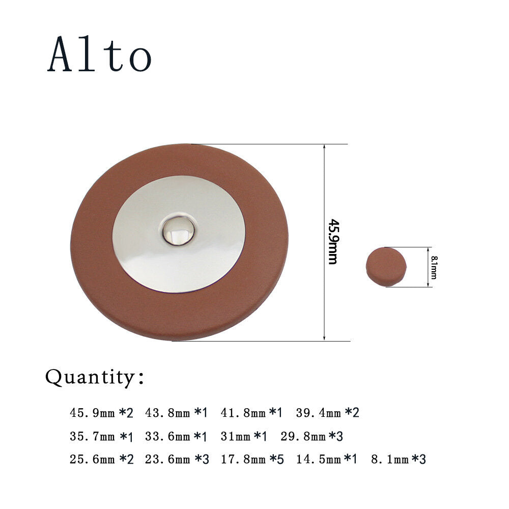 Sax Leather Pads Replacement for Tenor/Soprano/Alto Saxophone