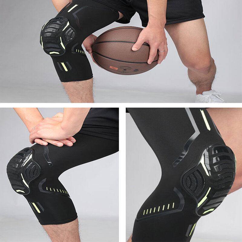 1pc Sports Knee Protectors Stretch Sports Impact Pads Breathable Elastic Knee Pad Men And Women Outdoor Cycling Basketball Soccer Mountain Climbing Impact Protective Gear