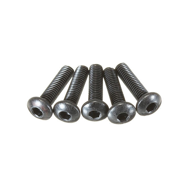 M3CH10 50Pcs M3 Carbon Steel Hex Socket Button Round Head Cap Screws Bolts 4-20mm Optional Length