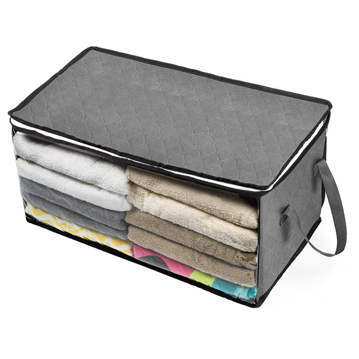 Portable Easy to Carry Quilt Storage Bag Flat Foldable Space-saving Storage Bag