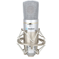 Microphone Audio Condenser Mic Professional Studio Shock Mount for Live Broadcast Singing