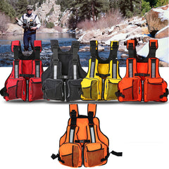 Adjustable Universal Life Jacket Fishing Swimming Vest Sailing Kayak Vest 70N Buoyancy Fishing Apparels