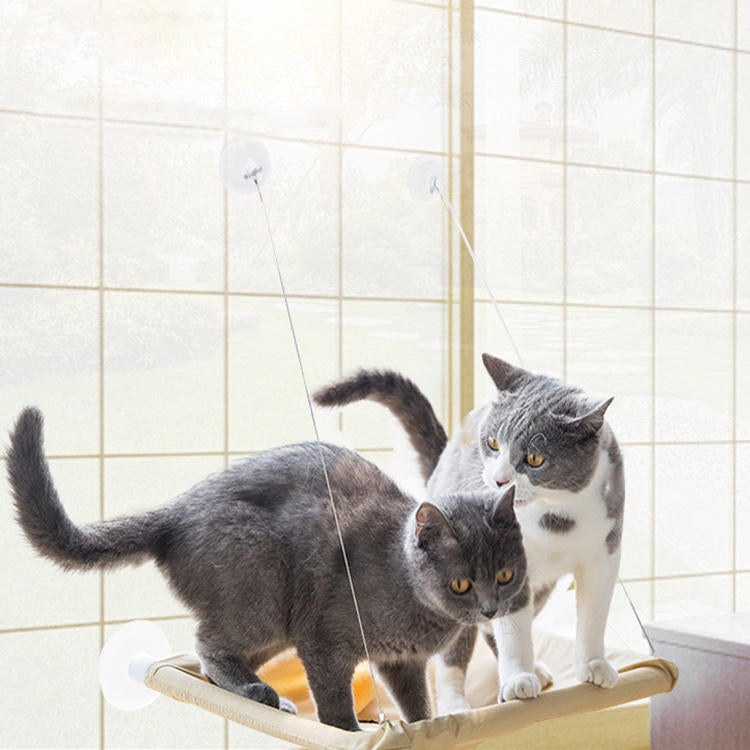 Pet Cat Window Hammock Soft Cat Kennels 15KG Cat Safe Hanging Shelf Seat Pet Bed