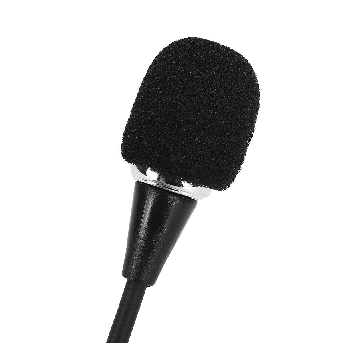 1 pc Mini 3.5mm External Microphone 10CM Live Online Class Laptop PC for Chat Singing