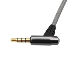 Cable Male to Male 3.5mm Jack Audio Cable Cord with In-line Remote Microphone for Headphones
