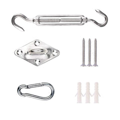 42PCS Awning Accessories Sunshade Sail Stainless Steel Hardware Kit Easy to Install