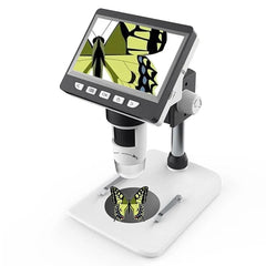 4.3 Inches HD 1080P Portable Desktop LCD Digital Microscope Support 10 Languages 8 Adjustable High Brightness LED