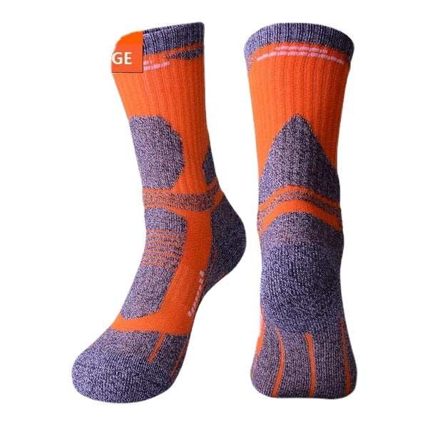 1 Pair Cotton Outdoor Mountaineering Hiking Sock Thicken Winter Keep Warm Sport Socks For Men Women Ski Fishing Gym