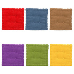 15x15 inch Anti Slip Soft Square Cotton Chair Seat Cushion Pillow Mat Pads Buttocks for Kitchen Chairs Home Office Decor