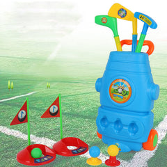 Mini Kid Golfs Club Set Portable Children Sport Golf Fun Play Game Outdoor Gift Toys