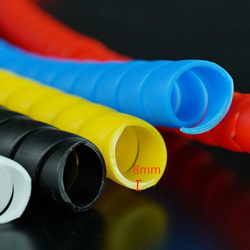 1m Scootor Wire Pipe Protection Spiral Wrap Cable Wire Protector Cover for M365 Scooter