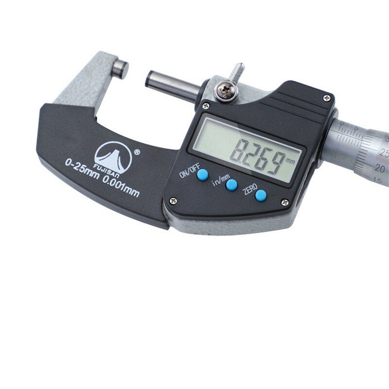 0-25mm Electronic Digital Display Outer Diameter Micrometer Spiral Micrometer wood working Tool