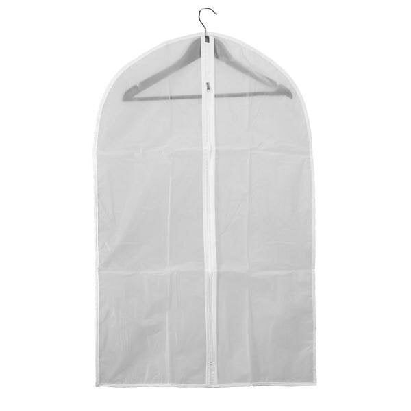 PEVA Foldable Translucent Clear Washable Coat Suits Clothes Garment Protective Cover Storage Bag