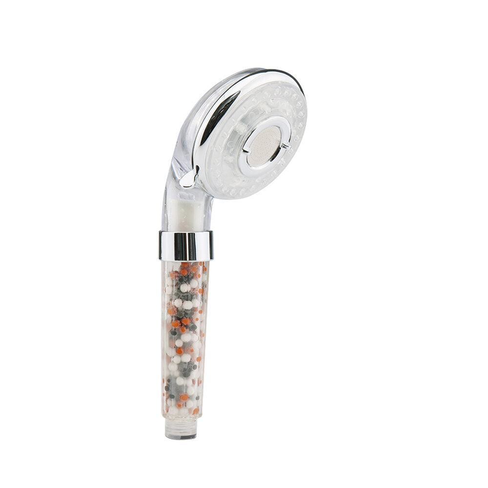 LED Light Anion Filter Ball Sprinkler Temperature Control Rain Sprayer Bathroom Shower Head