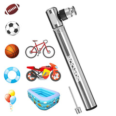 Portable Mini Bike Pump 300PSI Bicycle Air Inflation High Pressure Multi-function For Mountain Bike Road Bike Basketball Toy Inflatable