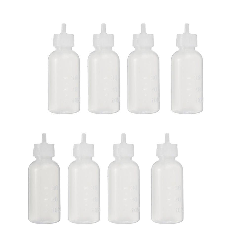 28Pcs/Set Dispensing Needle Kits Blunt Tip Syringe Glue Dropper Plastic Liquid Squeeze Bottle for Refilling and Measuring Liquids Industrial Glue Applicator