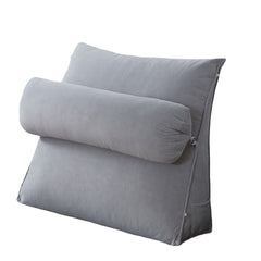Sofa Back Cushion Bed Couch Seat Rest Pad Waist Support Backrest with Head Pillow Home Office Furniture Decorations