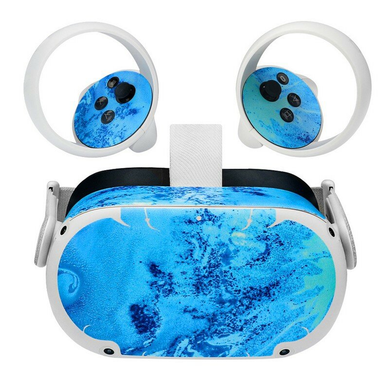 Sticker Stickers Headset Cartoon Decals Protective PVC Skin for Oculus Quest 2 VR Glasses Accessories