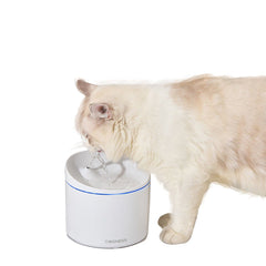 1L/3.2L Autoxic Pet Water Dispenser Multiple Filteration Cat Water Fountain with Silent Water Pump, Mute Operation for Cats, Dogs