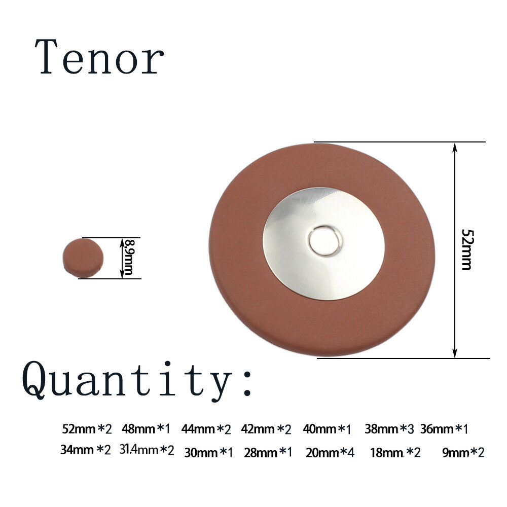 Sax Leather Pads Replacement for Tenor/Soprano/Alto Saxophone