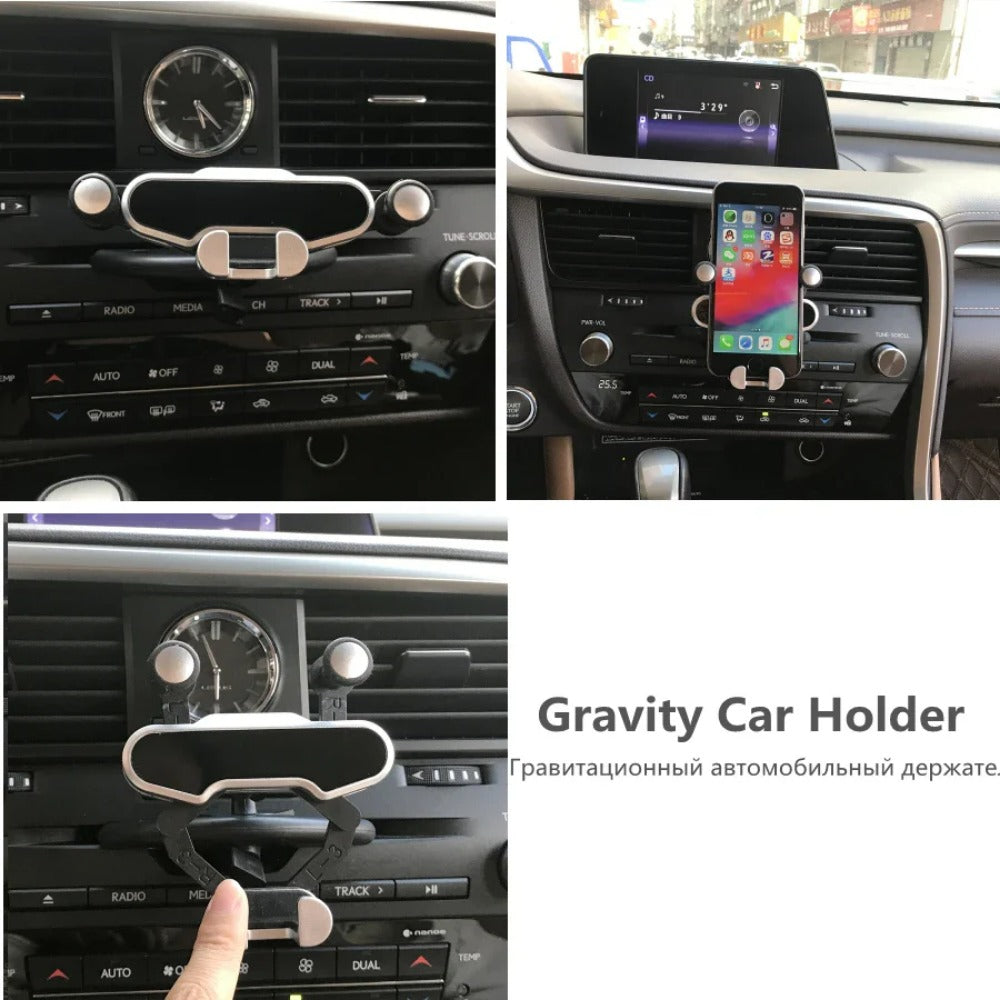 CD Slot Car Phone Holder - Gravity Mount for iPhone, Samsung, Mi & More