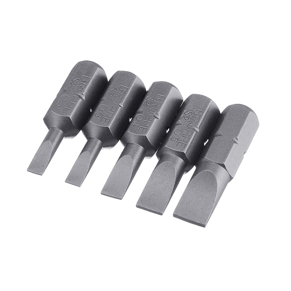 44Pcs S2 Screwdriver Bit Set Phillips Slotted Torx Hex Screwdriver Bits with Extension Rod 1/4 Inch Hex Shank