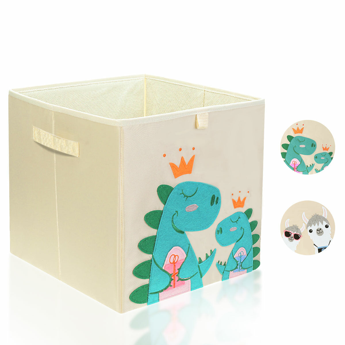 Oxford Cloth Cartoon Animal Toy Storage Bag Waterproof Environmental Anti-mold Storage Box