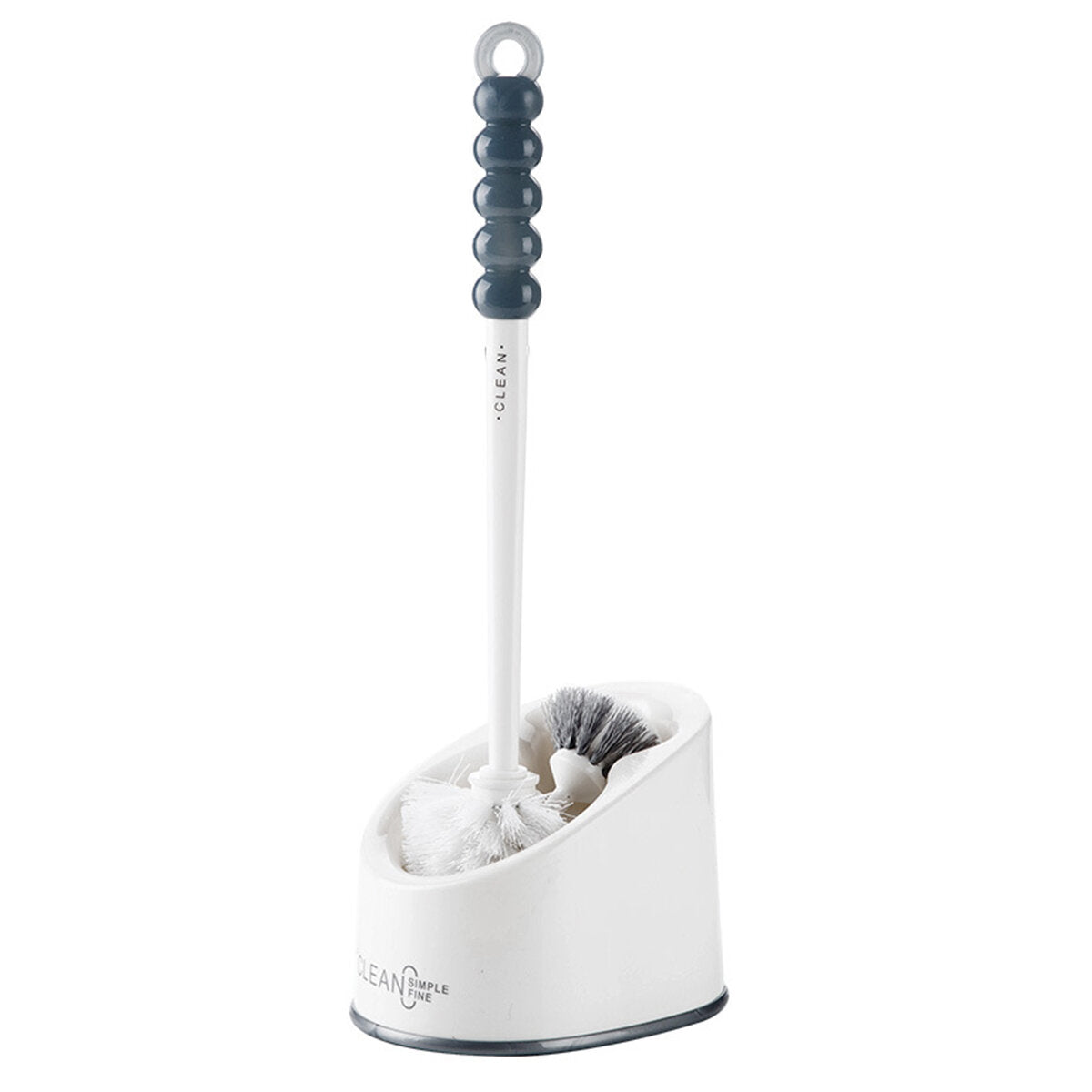 Toilet Brush and Holder Bowl Cleaning Brush with Under Rim Lip Brush and Holder
