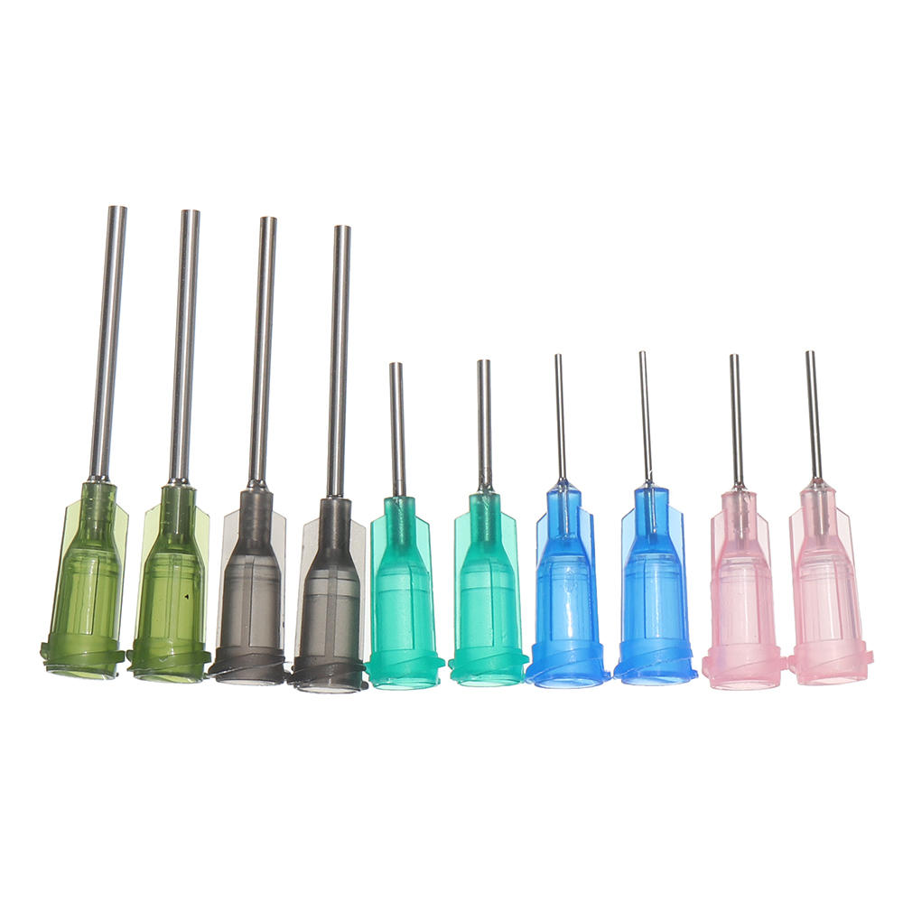 28Pcs/Set Dispensing Needle Kits Blunt Tip Syringe Glue Dropper Plastic Liquid Squeeze Bottle for Refilling and Measuring Liquids Industrial Glue Applicator