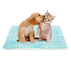 4 Sizes Soft Cosy Warm Fleece Pet Dog Cat Animal Blanket Velvet Bed Mat Cozy Pad Pet Mat