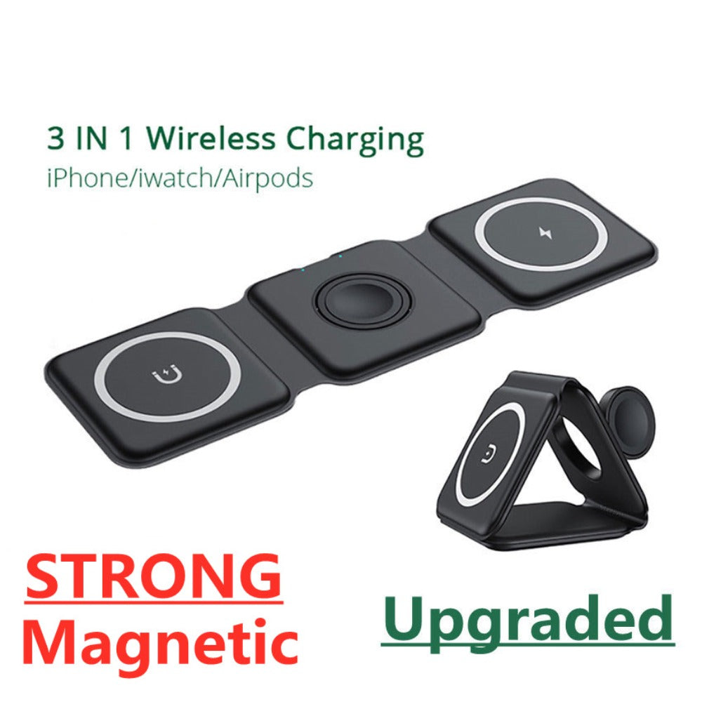 Fast Wireless Charger Pad for iPhone 15, Samsung S23, Hui Mate60, AirPods, Watch