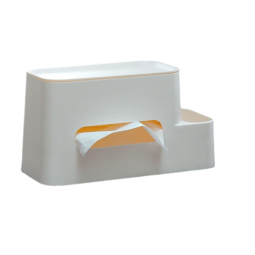 Tissue Box Container Integrated Multi-functional Storage Rack Paper Holder